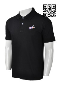 P720 訂做個性Polo恤款式   自製LOGOPolo恤款式   製作男裝Polo恤款式   Polo恤中心    黑色